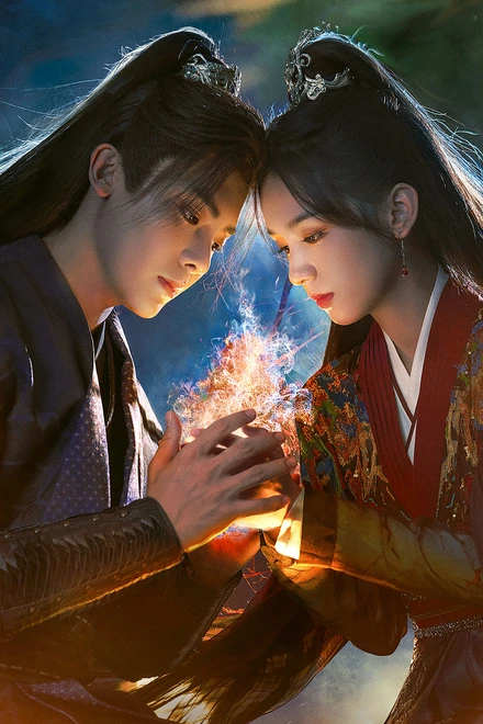 Official Rakuten Viki Back From the Brink couple artwork featuring Neo Hou and Zhou Ye