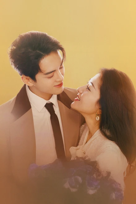Official Rakuten Viki Hi Venus couple artwork featuring Joseph Zeng and Liang Jie