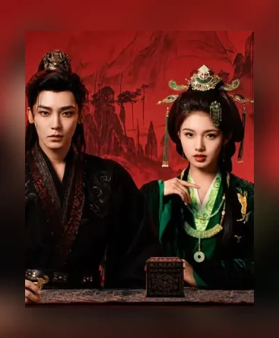 Official iQIYI Key to the Phoenix Heart artwork showing Hou Minghao and Ai Mi
