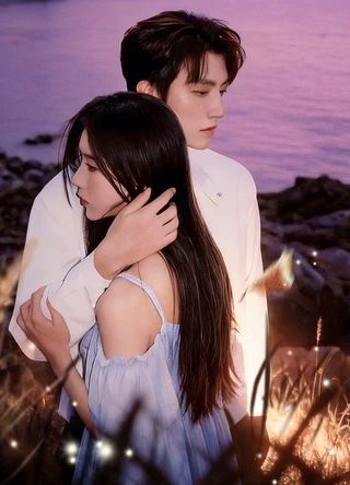 Official WeTV In Love With Loving You artwork featuring Zhang Feiran and Xiao Yu